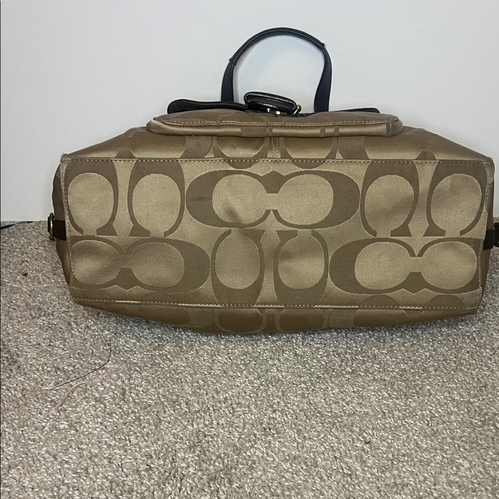 Coach Signature Jacquard Satchel - Picture 5 of 16
